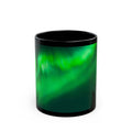 Northern Lights Black Mug