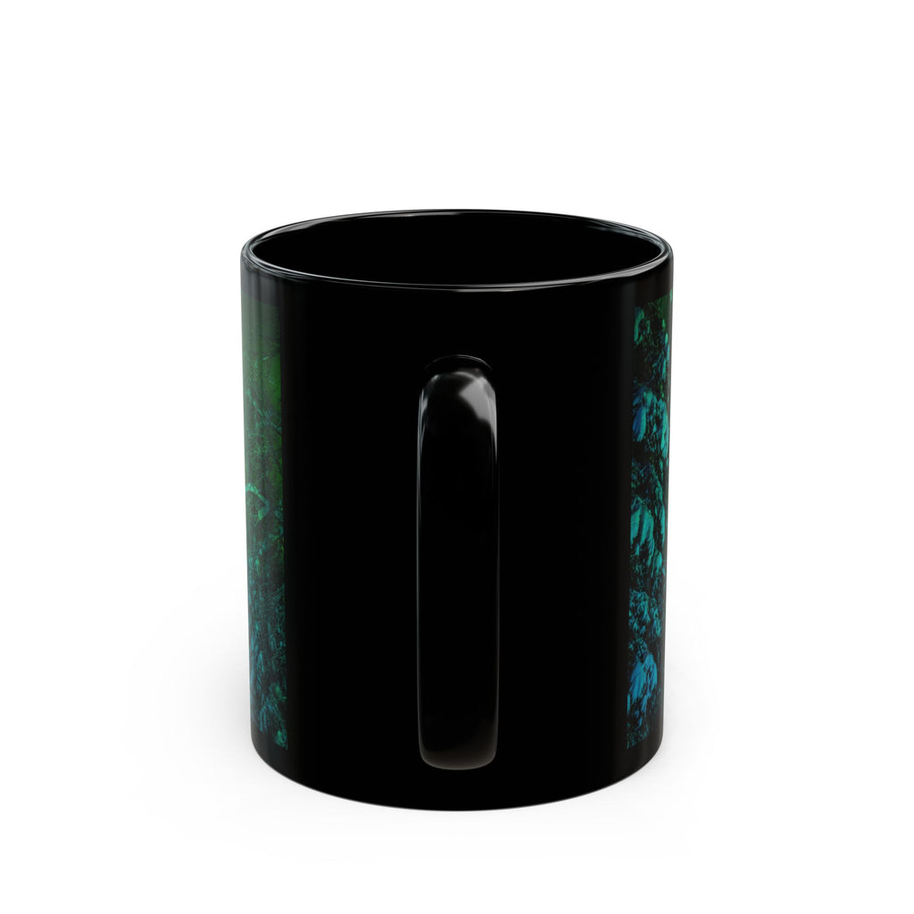 Northern Lights Black Mug | Alaska Aurora Photography