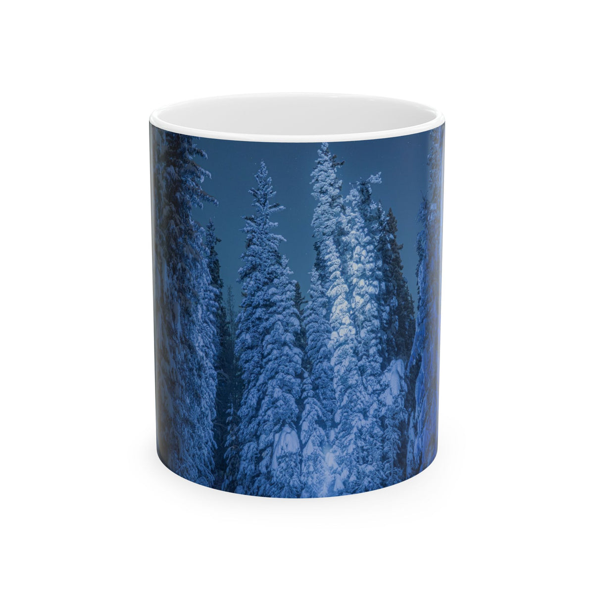 Alaska Winter Forest Mug | Original Nature Photography(11oz, 15oz)