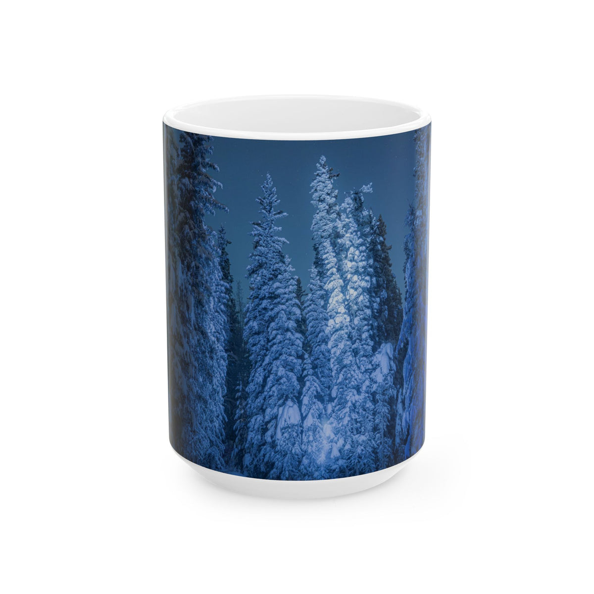 Alaska Winter Forest Mug | Original Nature Photography(11oz, 15oz)