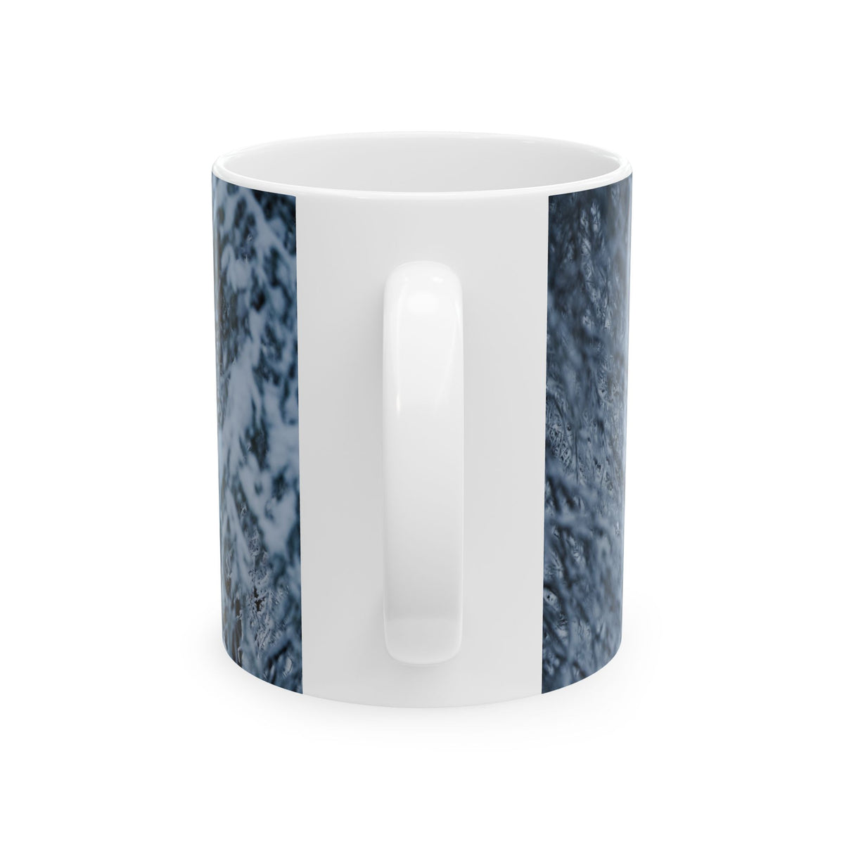 Alaska Snowy Forest Mug | Original Winter Photography (11oz, 15oz)