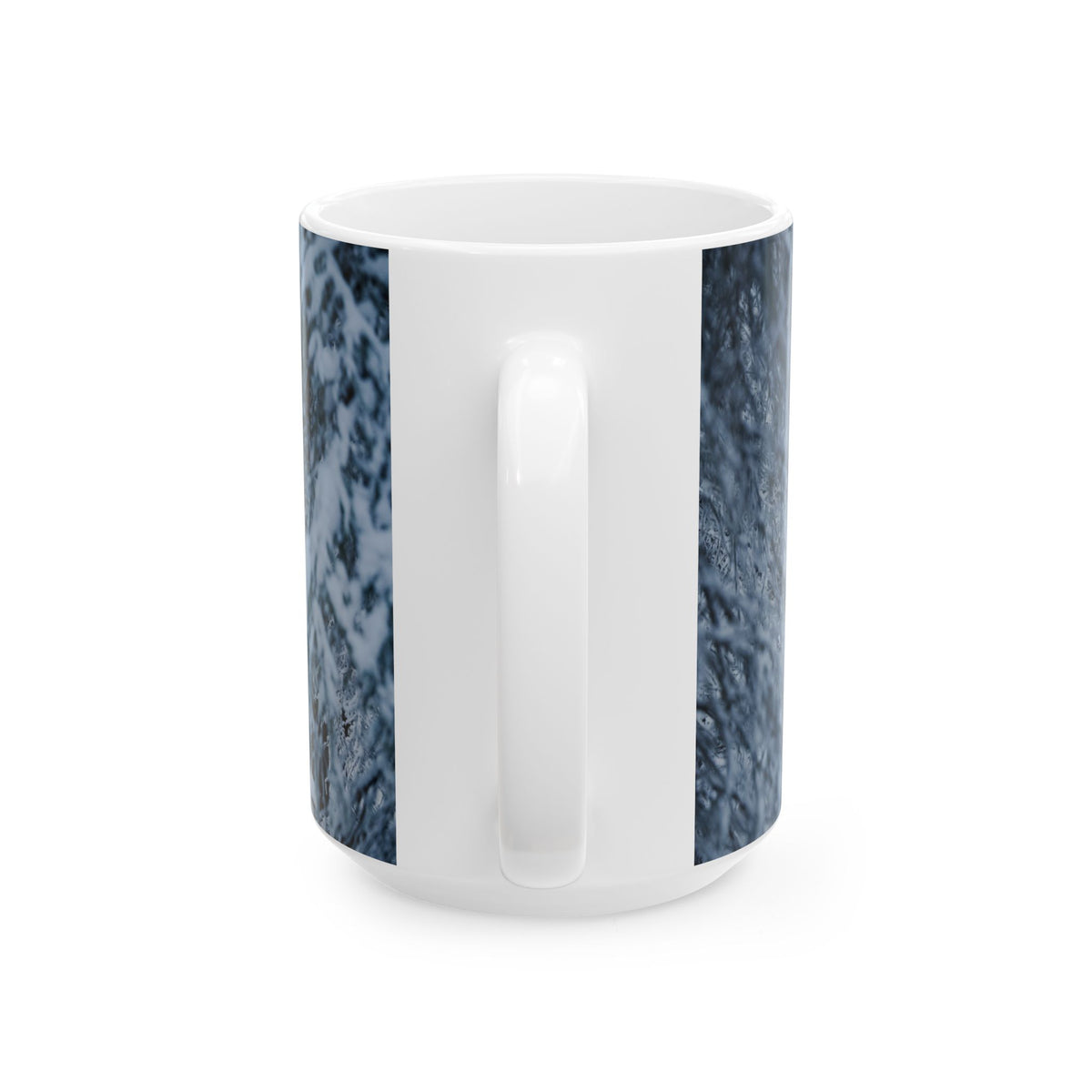 Alaska Snowy Forest Mug | Original Winter Photography (11oz, 15oz)