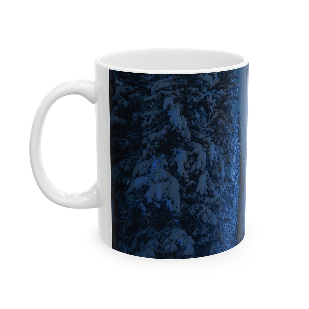 Alaska Winter Forest Mug | Original Nature Photography(11oz, 15oz)