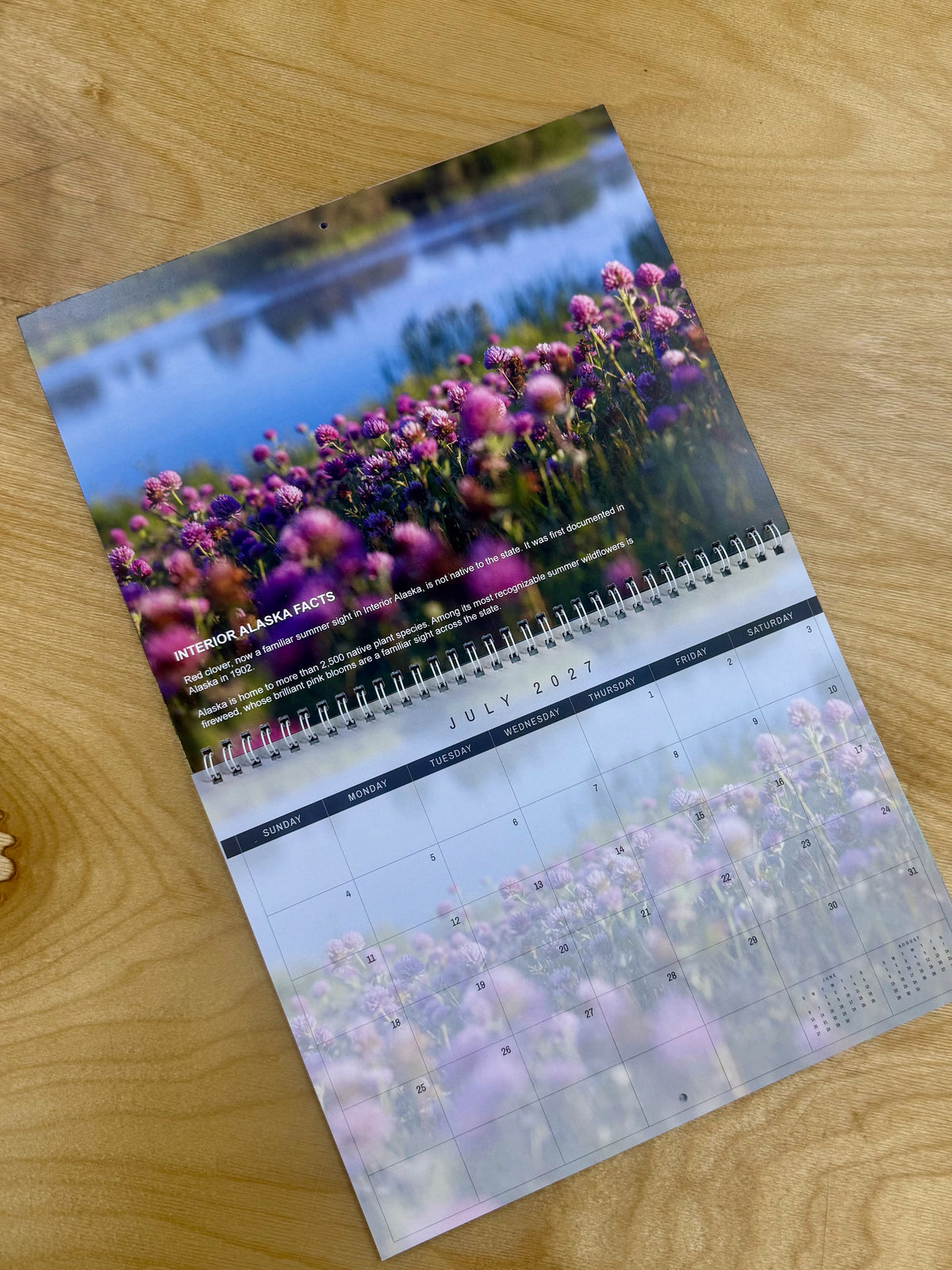 Interior Alaska 2027 Calendar